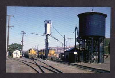 WA Union Pacific Railroad Train AYER JUNCTION WASHINGTON State Postcard