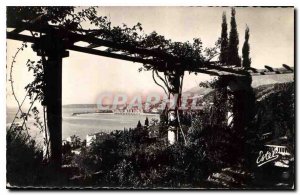 Old Postcard Menton General View from the Villa Rosmarino