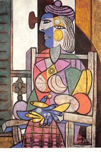 Femme Assise Devant La Fenetre, By Pablo Picasso  