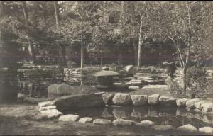 Rock Garden Nice Landscaping West Barnstable Cape Cod MA Cancel 1910 RPPC