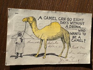 Early 1900’s Antique Alcohol Cautionary Prohibition Era Postcard Humor