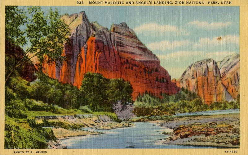 UT - Zion National Park. Mt Majestic & Angel's Landing