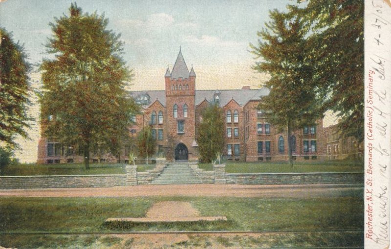 Rochester NY, New York - St Bernards Catholic Seminary - pm 1908 - DB