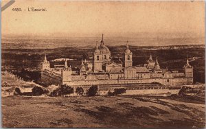 Spain El Escorial Monastery Vintage Postcard C109