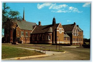 c1960 First Lutheran Church Chapel Exterior View Albert Lea Minnesota Postcard