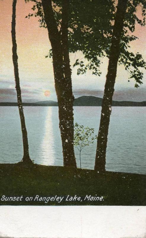 ME - Rangeley Lake. Sunset