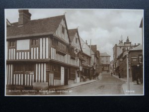 BISHOP STORTFORD Bridge Street BLACK LION INN - Old RP Postcard by Photochrom