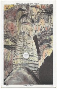 US Carlsbad Cavern, New Mexico. used and stamped.  mailed 1934.