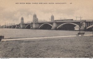 BOSTON, Massachusetts, 1900-10s; West Boston Bridge, Charles River Basin