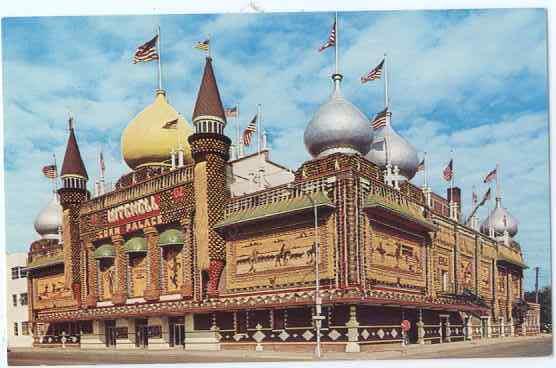 Corn Palace in Mitchell, South Dakota, SD, Chrome