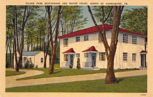 Island Park Restaurant Motor Court - Harrisburg, Pennsylvania PA