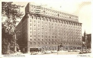 Webster Hall Motor Hotel - Pittsburgh, Pennsylvania