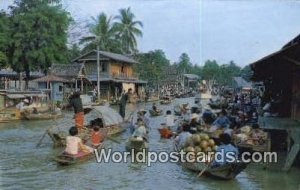 Wad Sai Floating Market Dhonburi Thailand Unused 