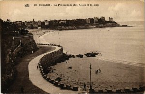 CPA Dinard- La Promenade des Allies et la Baie FRANCE (1021993)