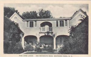 North Carolina Southern Pines Pine Cone Lodge Albertype