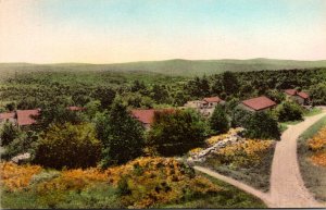 Massachusetts Monterey Hephzibah Heights Handcolored Albertype