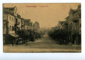 129695 Czech Republic FRANZENSBAD Kaiserstrasse Vintage PC