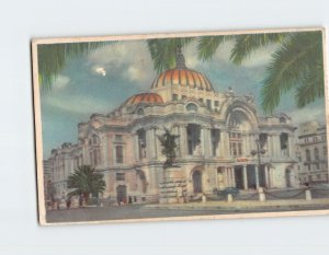 Postcard Palacio de Bellas Artes Mexico City Mexico