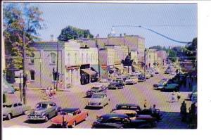 Main Shopping Thoroughfare, Port Elgin,  Ontario, 40's 50's Cars