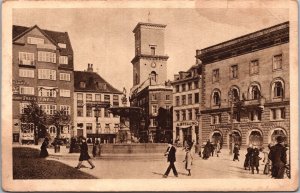 Denmark København The Notre Dame Copenhagen Vintage Postcard 09.14