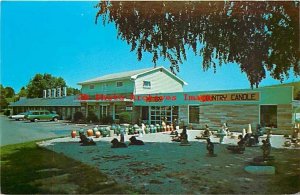 OH, Zanesville, Ohio, Air-Wood Motel, Gift Shop, Hivnor Card Co No 115055