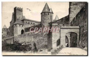 Old Postcard Cite De Carcassonne Before the Doors & # 39Aude