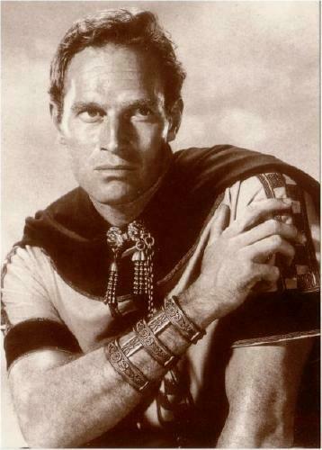 Charlton Heston as Roman in the 1960s Modern Postcard