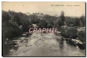 Old Postcard Arcy On Cury Overlooking the River