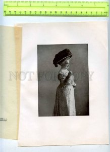 255923 RUSSIA Nikulina role lady Markby Ideal Husband Oscar Wilde 1900-y POSTER