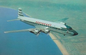 Northeast Sunliners Florida Plane Advertising Postcard