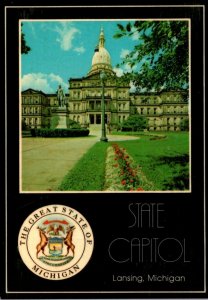 Michigan Lansing State Capitol and State Seal