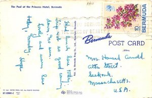 The Pool At Princess Hotel Bermuda Postcard