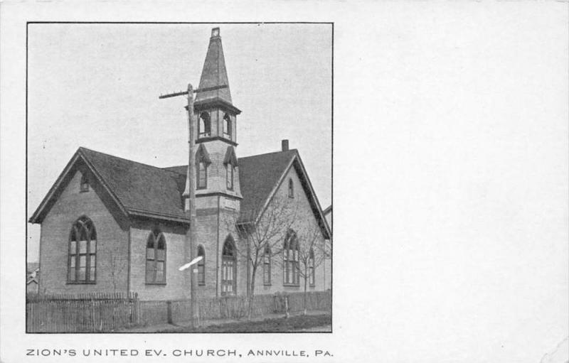 Pennsyivania Annville, Zion's United Ev. Church