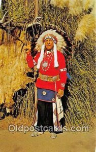 Chief Red Feather Navao Sioux Indian Knott's Berry Farm Unused 