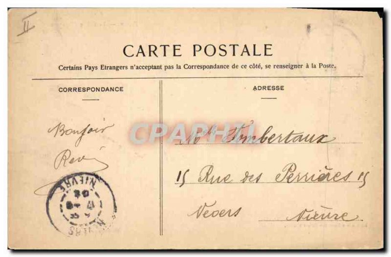 Old Postcard Bank Caisse d & # 39Epargne Sens