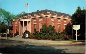 Vtg Georgetown Delaware DE US Post Office 1950s Old Chrome View Postcard 