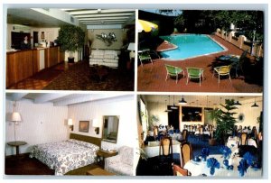 c1970's Town House Motor Hotel Pool Bedroom Dining Pueblo Colorado CO Postcard