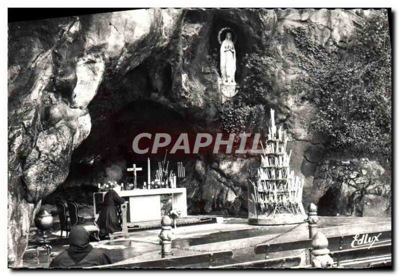 Modern Postcard Lourdes Grotto Miraculous Including The New Altar of marble P...