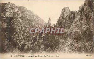 Old Postcard 14 of the needles Esterel perthuis ll rocks