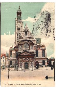 Eglise Saint Etienne du Marie, Paris, France, Used 1910