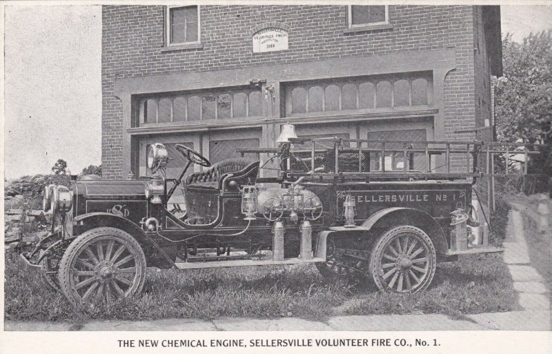 Pennsylvania Sellersville Fire Engine Fire Company No 1 Berkemeyer Pc sk1721