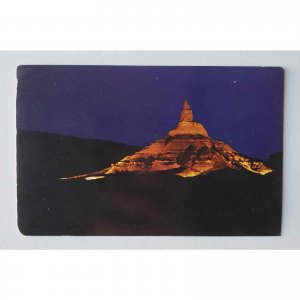 Chimney Rock Oregon Trail Landmark Bayard NB Postcard