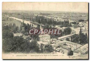 Old Postcard Angouleme Saint Cybard and the Valley of the Charente