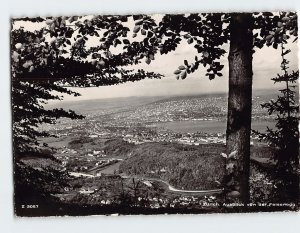 Postcard Ausblick von der Felsenegg, Zürich, Switzerland