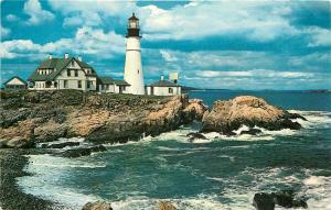 ME, Cape Elizabeth, Maine, Portland Headlight, Colourpicture No. P9850