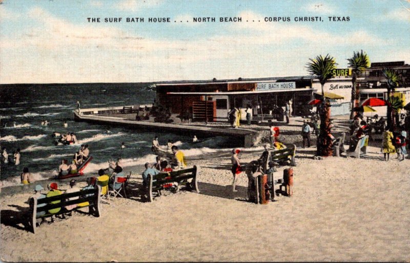 Texas Corpus Christi North Beach The North Beach Bath House 1954