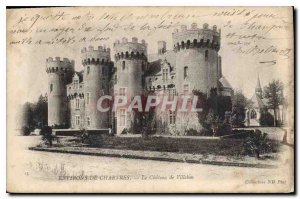 Old Postcard Around Chartres Chateau de Villebon