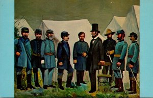 President Lincoln's Generals Painting By Frank Milby