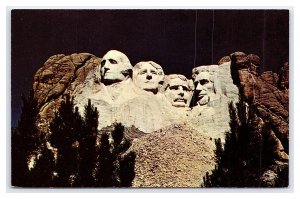 Mt. Rushmore National Monument South Dakota Postcard