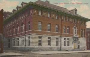 Postcard New Post Office Cedar Rapids Iowa IA